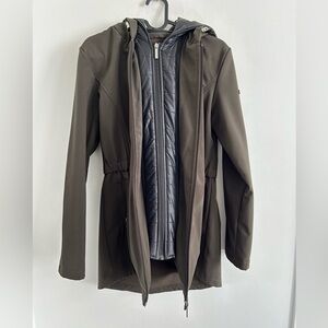 EUC French Connection XS Women’s olive green coat